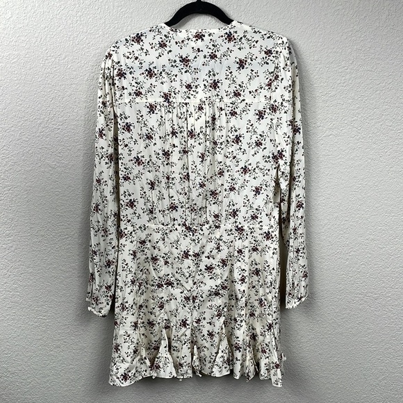 NWT Veronica Beard Riggins Dress Silk Floral Whitestone Mini Sz 12 - Picture 8 of 15